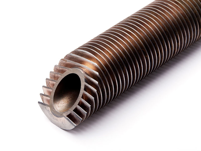 Brazed edge tension finned tube
