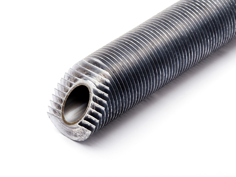 Bi metal extruded high finned tube