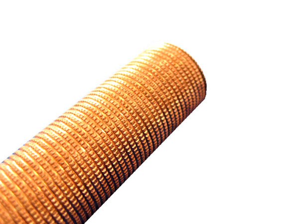 Notched finned tube