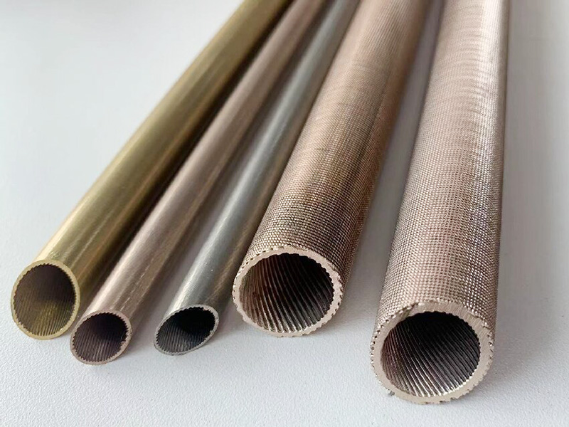 Copper finned tube