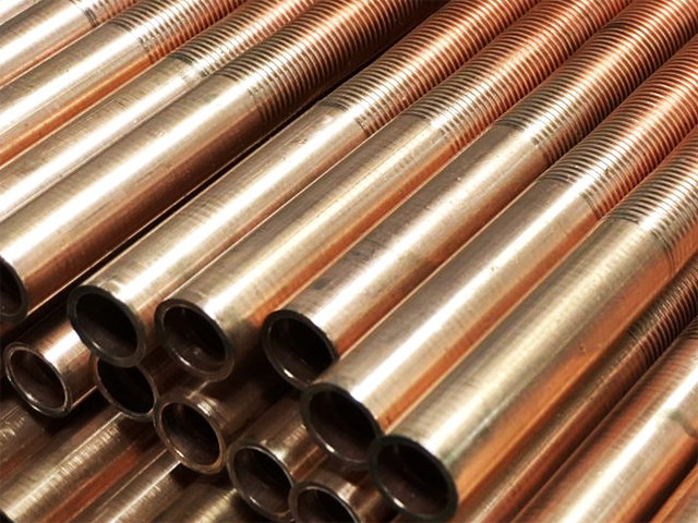 Copper low finned tube