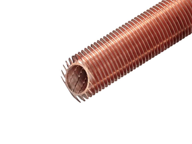 Copper finned tubes